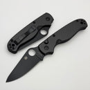 Spyderco Knives ButtonUp Carbon Fiber and 8CR13MOV Plain Edge C275CFPBK