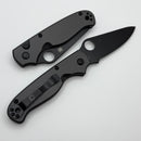 Spyderco Knives ButtonUp Carbon Fiber and 8CR13MOV Plain Edge C275CFPBK