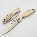 Spyderco Mantra 4 w/ White G-10 Handles & 8Cr13MoV C274GWP