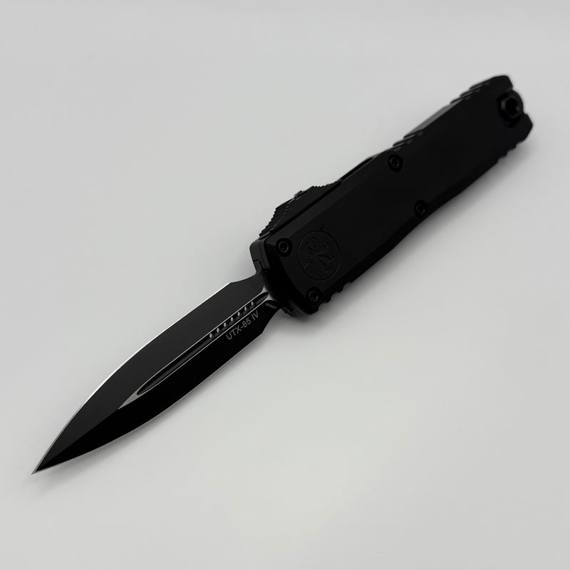 Grenade Blem Microtech UTX-85 Gen IV w/ Black Handle & Black D/E M390MK 12324-1T