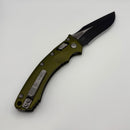 Grenade Blem Microtech Amphibian RAM LOK OD Green Fluted Aluminum & Black M390MK 137RL-1FLOD