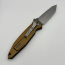 Grenade Blem Microtech Socom Elite Tanto Part Serrated M/A Tan Stonewash Standard 161-11TA