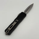 Grenade Blem Microtech UTX-85 Gen IV w/ Black Handle & Stonewash D/E M390MK 12324-10