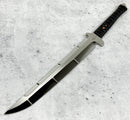 Marfione Custom Knives Combat Wakizashi w/ Rose Whip Tanto Mirror Blade & Ray Skin Wrapped Handle