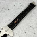 Marfione Custom Knives Combat Wakizashi w/ Rose Whip Tanto Mirror Blade & Ray Skin Wrapped Handle