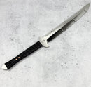 Marfione Custom Knives Combat Wakizashi w/ Rose Whip Tanto Mirror Blade & Ray Skin Wrapped Handle