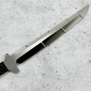 Marfione Custom Knives Combat Wakizashi w/ Rose Whip Tanto Mirror Blade & Ray Skin Wrapped Handle
