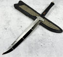 Marfione Custom Knives Combat Wakizashi w/ Rose Whip Tanto Mirror Blade & Ray Skin Wrapped Handle