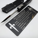 Marfione Custom Executive Scarab 2 Gen 3 Mirror Polish Chisel Tanto w/ Hefted Black Aluminum Handle