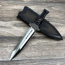 Marfione Custom Knives Vipera Short w/ D/E Mirror Blade & Ray Skin Wrapped Handle