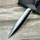 Marfione Custom Knives Vipera Short w/ D/E Mirror Blade & Ray Skin Wrapped Handle