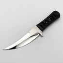 Borka Blades & Marfione Custom SB Assassin Mirror Fixed Blade w/ Tsuka Wrapped Handle