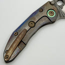 Borka Custom Stitch w/ Cosmic Blood Wash Handles & Rocked M390 Blade