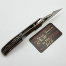 Borka Custom Stitch w/ Cosmic Blood Wash Handles & Rocked M390 Blade