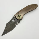 Borka Custom Stitch Serpent w/ Blood Wash Handles & Chisel Serrated M390 Blade