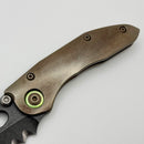Borka Custom Stitch Serpent w/ Blood Wash Handles & Chisel Serrated M390 Blade