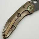 Borka Custom Stitch Serpent w/ Blood Wash Handles & Chisel Serrated M390 Blade