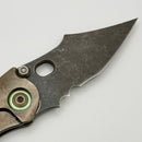 Borka Custom Stitch Serpent w/ Blood Wash Handles & Chisel Serrated M390 Blade