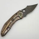 Borka Custom Stitch Serpent w/ Blood Wash Handles & Chisel Serrated M390 Blade
