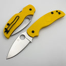 Spyderco Sage 5 Lightweight Yellow FRN Scales w/ MagnaCut C123PYL