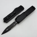 Microtech UTX-85 Gen IV Black Tactical Partial Serrated D/E M390MK 12324-2T