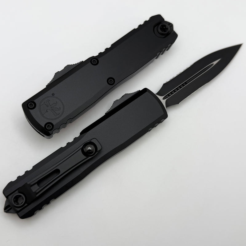 Microtech UTX-85 Gen IV Black Tactical Partial Serrated D/E M390MK 12324-2T