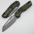 Microtech Knives MSI RAM LOK Olive Camo Polymer & M390MK Apocalyptic 210T-10APPMOC