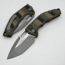 Heretic Knives Medusa Camo G-10 Handles w/ Battleworn Tanto MagnaCut H011-5A-G10/CAMO