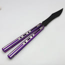 Poikilo Blade PM 3 Hydra Balisong Dark Stonewash w/ Titanium Handles & M390