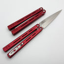 Pro-Tech Squid Industries FlyFather Red Aluminum Handles w/ 154CM