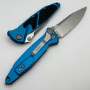 Microtech Socom Elite S/E Manual Blue Stonewash Standard 160-10BL