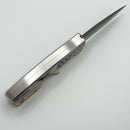 Pro-Tech Duke Ultimate Custom 17-4 Steel Hand Engraved Steampunk Handle & Stainless Damascus Blade