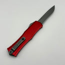 Pre-Owned Microtech Knives Mini Hera Apocalyptic Recurve M390MK w/ Red Handle 1705M-10APRD