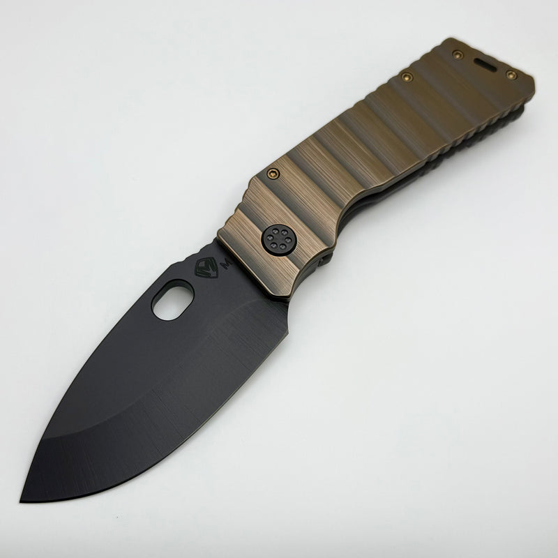 Medford TFF-1 Fat Daddy Bead Blast/Bronze Armadillo Handles w/ DLC MagnaCut