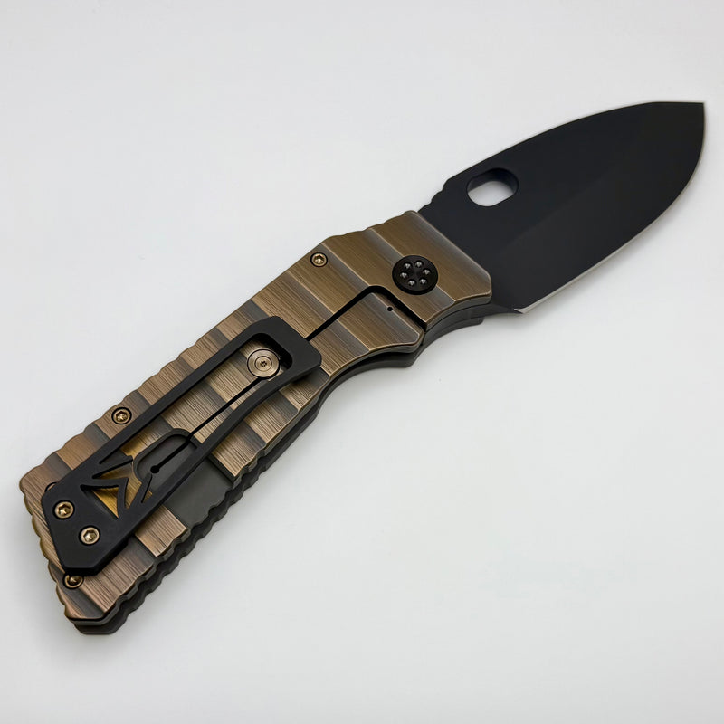 Medford TFF-1 Fat Daddy Bead Blast/Bronze Armadillo Handles w/ DLC MagnaCut