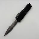 Microtech UTX-85 Gen IV w/ Black Handle & Part Serrated Apocalyptic D/E M390MK 12324-11AP