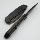 Microtech ANAX Titanium DLC & Carbon Fiber Inlay 190C-1DLCTCFITI