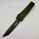 Factory Blem Microtech Knives Combat Troodon Gen III Tactical Tanto w/ OD Green Handle 1144-1OD