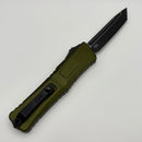 Factory Blem Microtech Knives Combat Troodon Gen III Tactical Tanto w/ OD Green Handle 1144-1OD