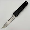 Factory Blem Microtech Knives Combat Troodon Gen III Stonewash Single Edge w/ Black Handle 1143-10