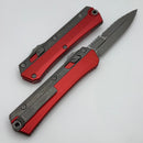 Microtech Glykon Apocalyptic Partial Serrated Bayonet w/ Red Handle 184-11APRD