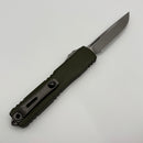 Pre-Owned Microtech Ultratech ZBP S/E Apocalyptic M390MK w/ Cerakote OD Green Handle 1121-10APOD