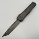 Pre-Owned Microtech Knives Combat Troodon Gen III Apocalyptic Tanto w/ Natural Clear Handle 1144-10APNC