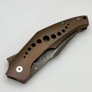 Pre-Owned Tashi Bharucha Custom Son of Sam SOS w/ Titanium Handle & Rietveld Dragon Skin Damascus