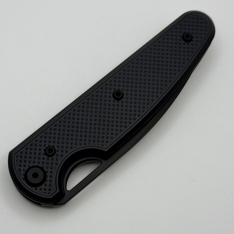 Chaves Knives Brad Blount The Phase 229 Black Knurled Aluminum Handles