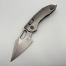 Pre-Owned Microtech Marfione Select Manual Stitch RAM LOK Titanium Handles & Stonewash M390MK w/ Double Vapor Blast & Bronze Accents 169RL-10MS1