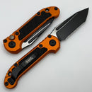 Microtech Knives LUDT Gen III Black F/S Tanto w/ Orange Handle 1136-3OR