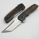 Begg Knives Seishin w/ Black/Tan Birchwood & Stonewash VG10 BG054