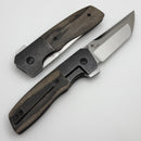 Begg Knives Seishin w/ Black/Tan Birchwood & Stonewash VG10 BG054