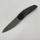 Pre-Owned Reate Knives VK-TRON Darkwash Titanium Handles w/ Zirconium & Copper Accents w/ Darkwash M390
